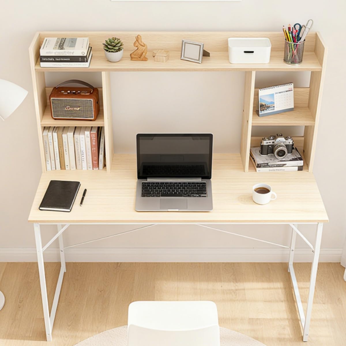 Amazon | 牧小苫＼msmr上棚付きデスク 幅80／100／120cm パソコン